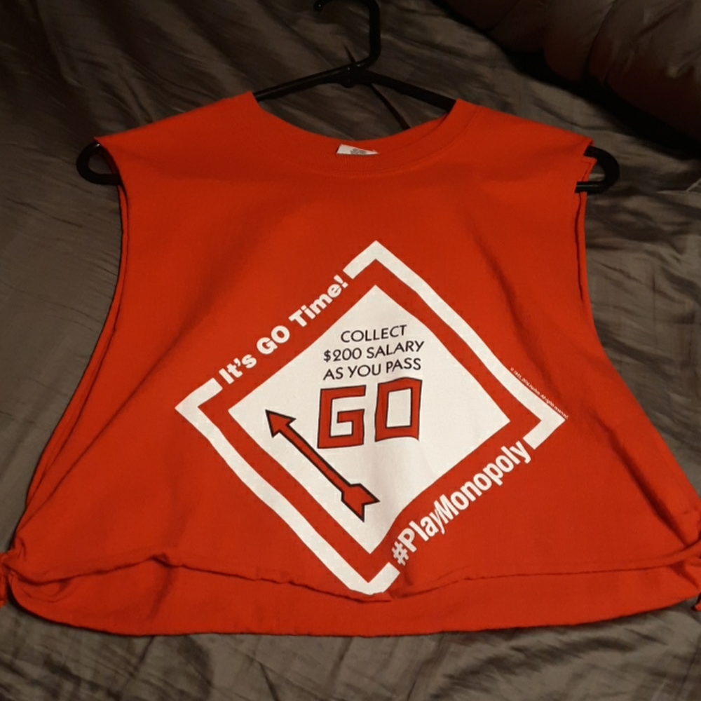 Monopoly crop top